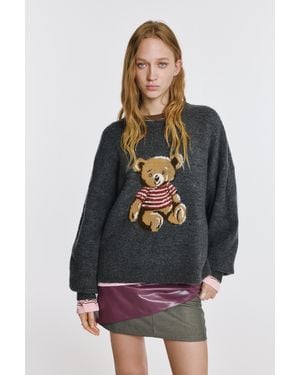 Pull&Bear Bear Jumper - Multicolour