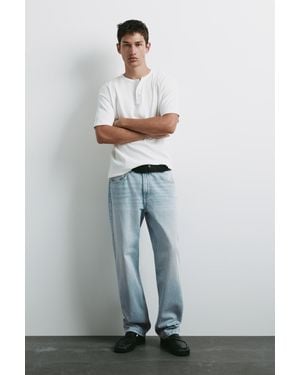 Pull&Bear Straight-Leg-Jeans - Grau