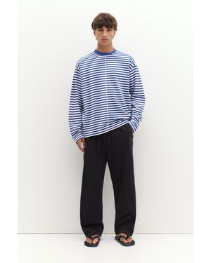 Pull&Bear Joggerhose Aus Denim - Blau