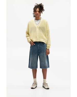 Pull&Bear Stwd Openwork Cardigan - Blue