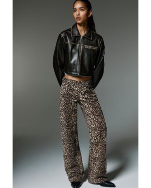 Pull&Bear Straight-Leg Jeans With Star Studs - Multicolour