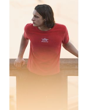 Pull&Bear Pleasures X Stwd Towelling T-Shirt - Red