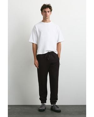 Pull&Bear Stwd Trainings-Joggerhose - Weiß