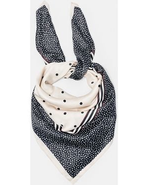 Pull&Bear Mixed Polka Dot Scarf - Black