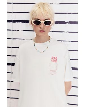 Pull&Bear Sakamoto Days Ticket T-Shirt - White