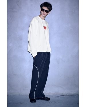 Pull&Bear T-Shirt Mit Lange Ärmel Stwd The Dance Edit - Blau