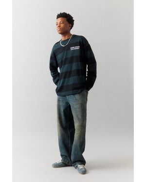 Pull&Bear T-Shirt Mit Und Text - Blau