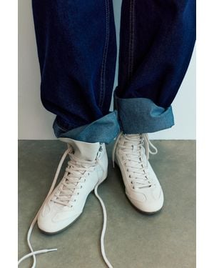 Pull&Bear High-Top Trainers - Blue