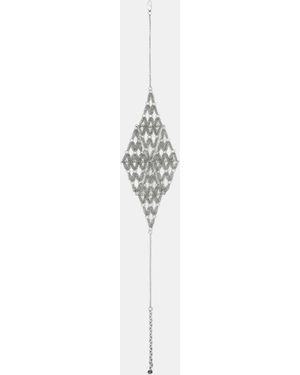 Pull&Bear Choker Necklace With Rhinestones - Blue