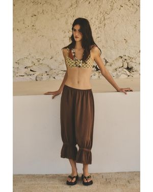 Pull&Bear Bloomer Trousers - Natural
