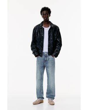 Pull&Bear Straight-Leg Vintage Jeans - Blue