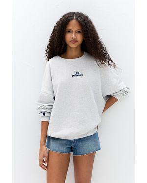 Pull&Bear Sardine Sweatshirt - White