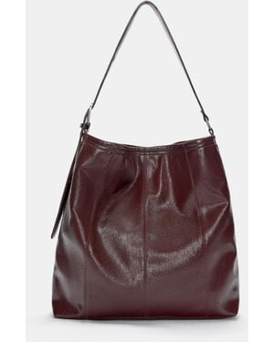 Pull&Bear Shopper Mit Craquelé-Effekt - Rot
