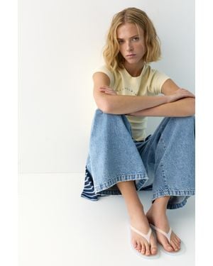 Pull&Bear Jelly Sandals - Blue