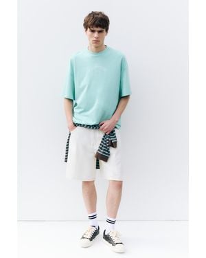 Pull&Bear Stwd Boxy T-Shirt - Blue