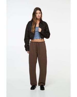 Pull&Bear Balloon Tracksuit Bottoms - Brown