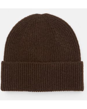 Pull&Bear Knit Beanie - Brown