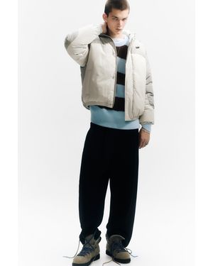 Pull&Bear Panelled Puffer Jacket - Multicolour