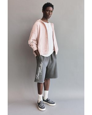 Pull&Bear Graphic Skater Bermuda Sweatshorts - Grey