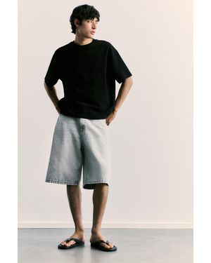 Pull&Bear Jeans-Bermudashorts Für Skater - Blau