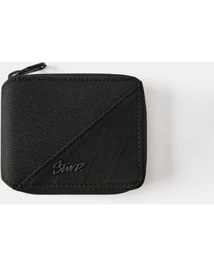 Pull&Bear Stwd Nylon Wallet - Black