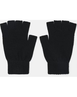 Pull&Bear Einfache Strick-Fäustlinge - Schwarz
