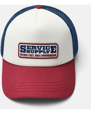 Pull&Bear Service Supply Trucker-Cap - Rot