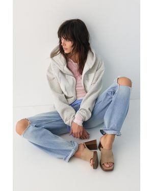 Pull&Bear Heeled Clogs - Brown