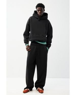 Pull&Bear Stwd Skater Tracksuit Trousers - Black
