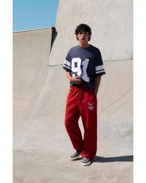 Pull&Bear Stwd Number T-Shirt - Red
