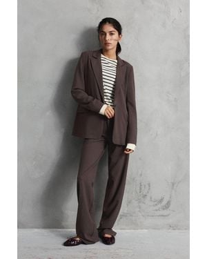 Pull&Bear Basic Blazer - Braun