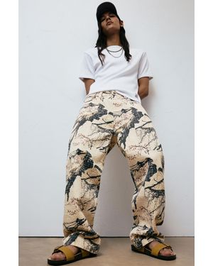 Pull&Bear Buckled Sandals - Natural