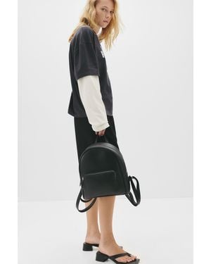 Pull&Bear Urban-Rucksack - Schwarz