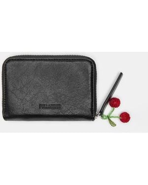 Pull&Bear Embellished Wallet - Black
