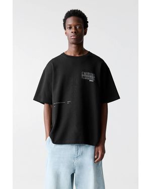 Pull&Bear Sweatshirt Star Wars Mit Kurzen Ärmeln - Schwarz