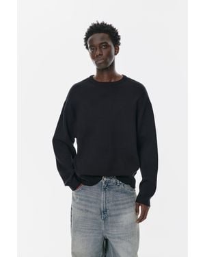 Pull&Bear Weicher Strickpullover - Blau