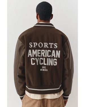 Pull&Bear Bomber Jacket - Brown
