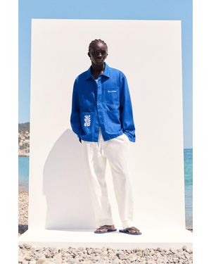 Pull&Bear Henri Matisse Overshirt - Blue