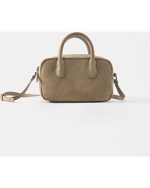 Pull&Bear Mini-Umhängetasche - Natur