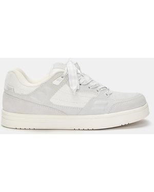Pull&Bear Stwd Multi-Piece Skate Shoes - White
