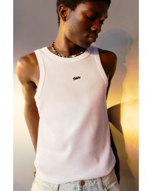 Pull&Bear Stwd Waffle-Knit Vest - White