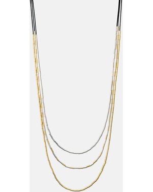 Pull&Bear Pack Of Bar Necklaces - White