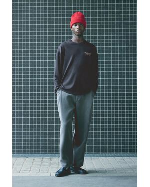 Pull&Bear Rugby-T-Shirt Mit Langen Ärmeln - Blau