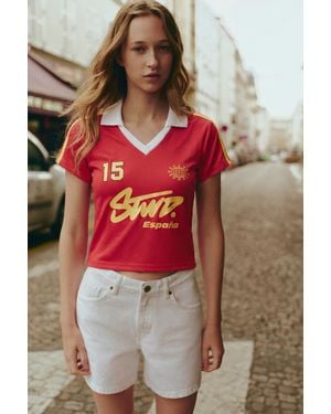 Pull&Bear Stwd Spain T-Shirt - Red