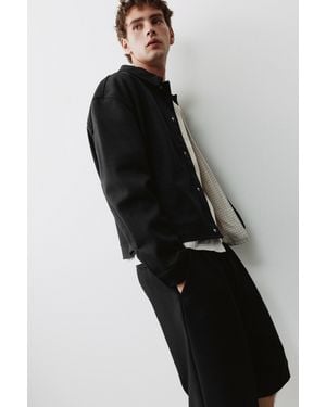 Pull&Bear Trucker-Jacke - Schwarz