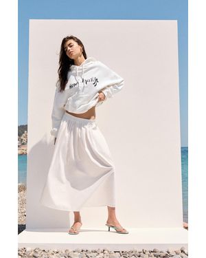 Pull&Bear Henri Matisse Hoodie - Natural