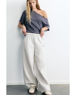 Pull&Bear Jogginghose Mit Nieten - Weiß