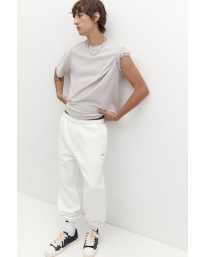 Pull&Bear Stwd Jogger-Hose - Weiß