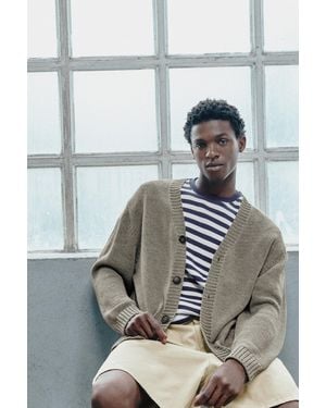 Pull&Bear Rustic Cardigan - Grey