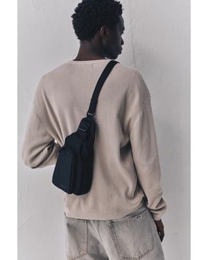 Pull&Bear Stwd Crossbody Bag - Grey